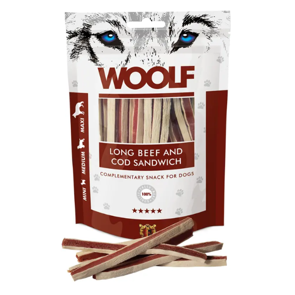 WOOLF BEEF AND COD LONG SANDWICH