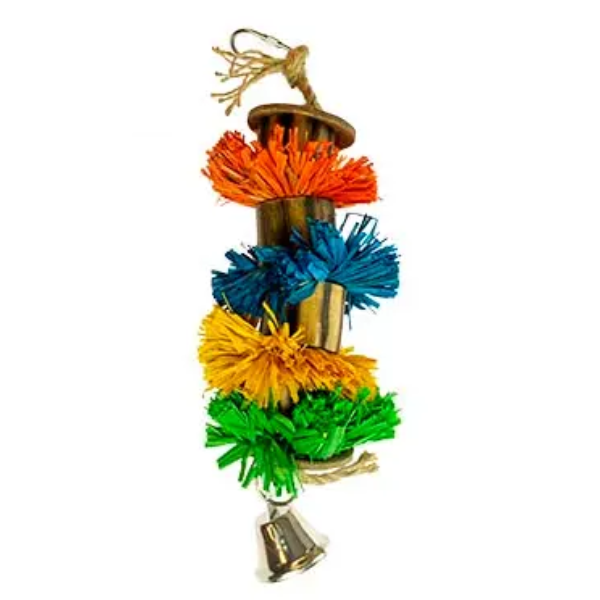 DUVO+ Raffia grass pompom with bamboo and coconut