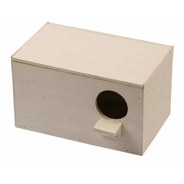 LAROY NEST BOX LOVEBIRD HORIZ 25X15X15CM
