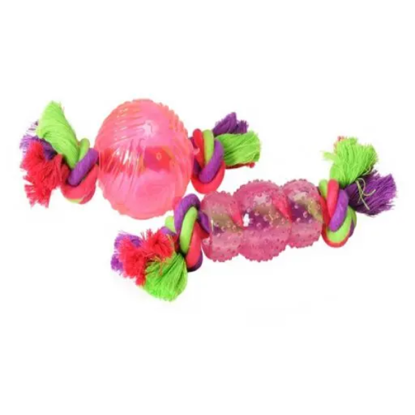 TPR TOY WITH ROPE