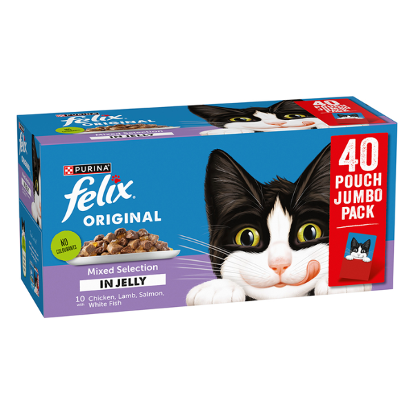 Felix Mixed Jelly, 40pkts 85g