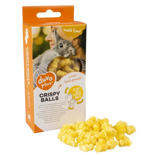 DUVO+ CRISPY CHEW BALLS BELL PEPPER 50G