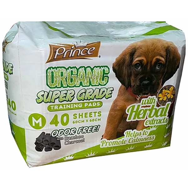 PRINCE TRAINING PADS ORGANIC BLEND