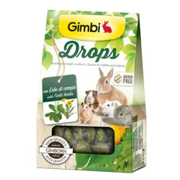 GIMBI DROPS W/MEADOW FLOWERS 50G