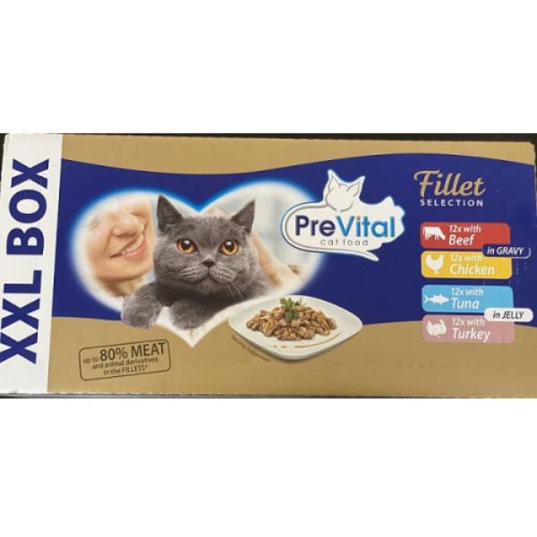 Pro Vital Chunks Mixed Jelly and Gravy, 85gx48