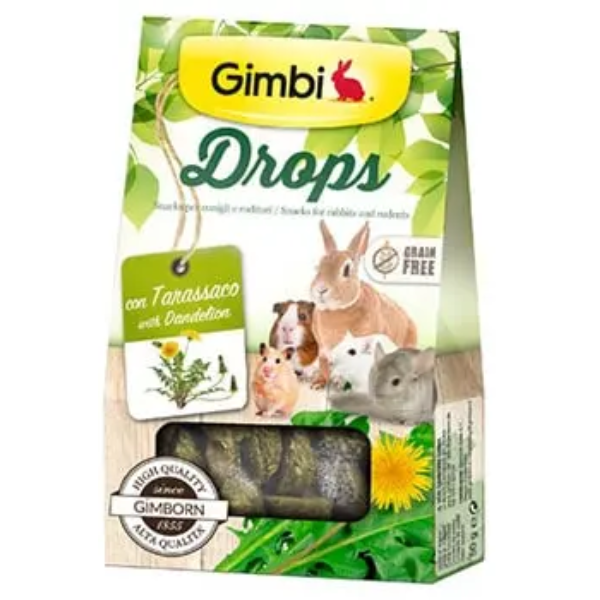 GIMBI DROPS W/DANDELION 50G