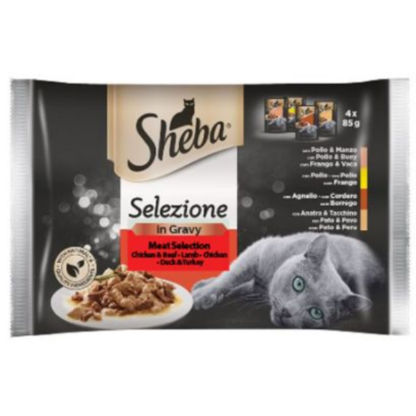 SHEBA 4 PACK x 85G