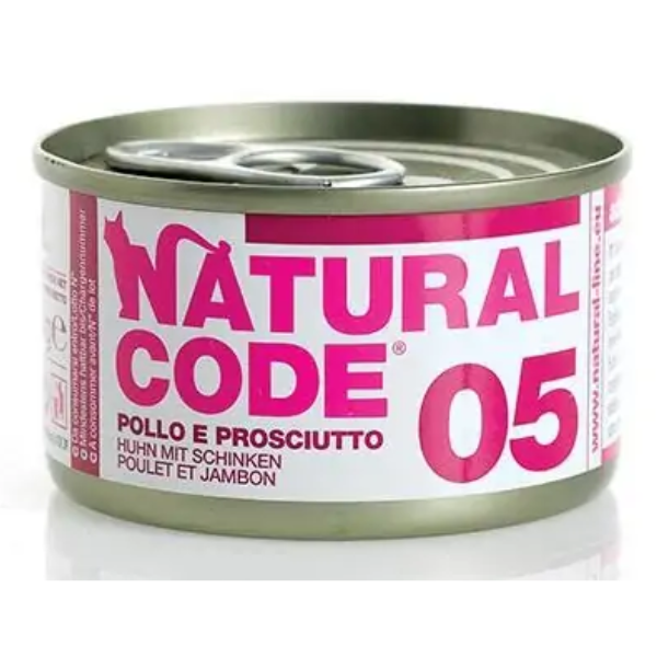 Natural Code Cat Chicken and Ham, 85g