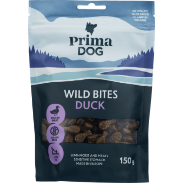 PRIMA DOG GRAIN FREE WILD BITES SOFT - 150G