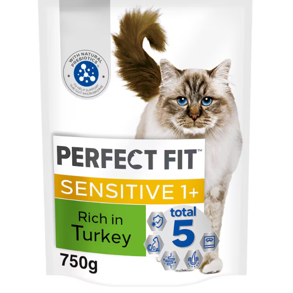 PERFECT FIT ADULT SENSITIVE DRY TURKEY - 750G