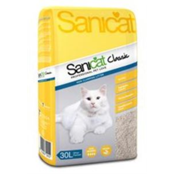 SANICAT CLASSIC CAT LITTER - 30LT