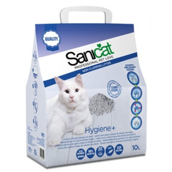 SANICAT HYGIENE+ CAT LITTER - 10LT