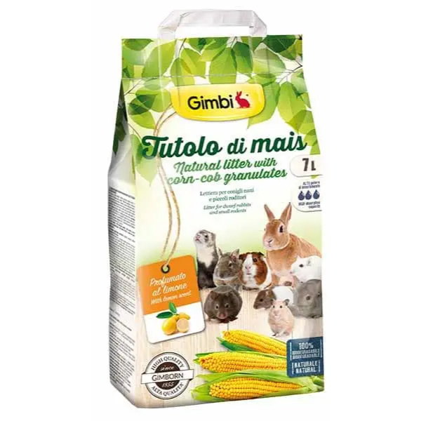MAIZE COB LITTER W/LEMON FLV X 7LT