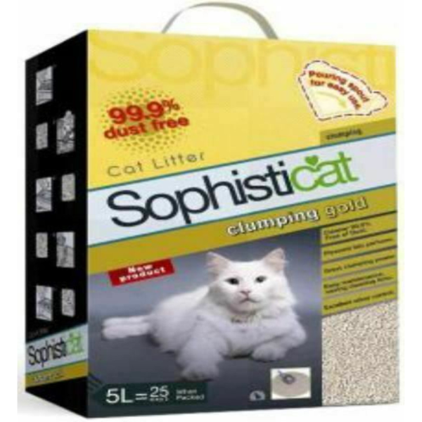 SANICAT GOLD ULTRA CLUMPING LITTER - 5LT
