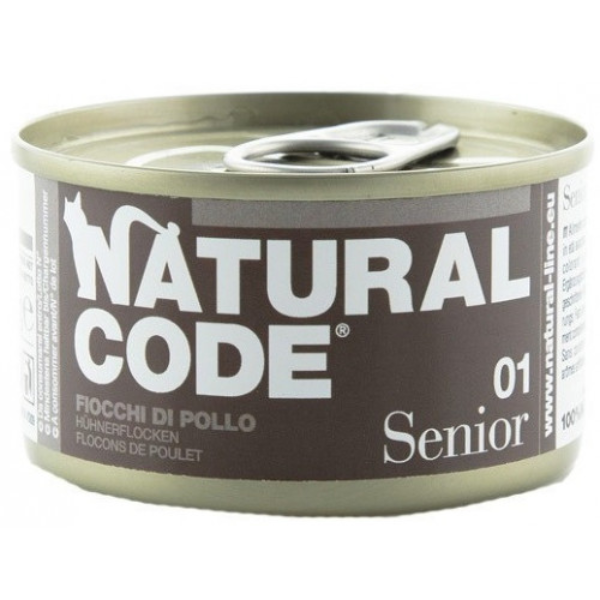Natural Code Senior Cat Chicken Fillets, 85g