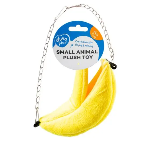 DUVO+ BANANA HOUSE PLUSH YELLOW