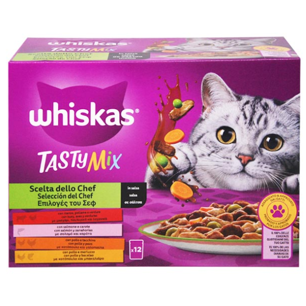 WHISKAS TASTY MIX - (12X85G)