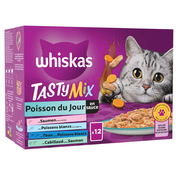WHISKAS TASTY MIX - (12X85G)