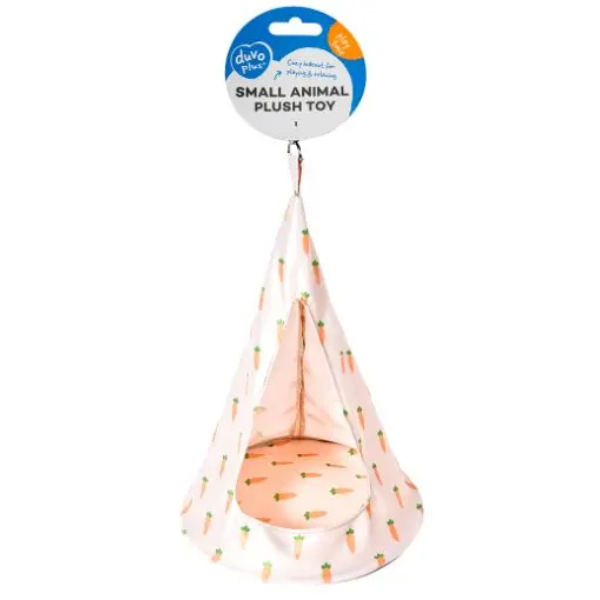 DUVO+ CARROT HANGING TIPI PLUSH BED