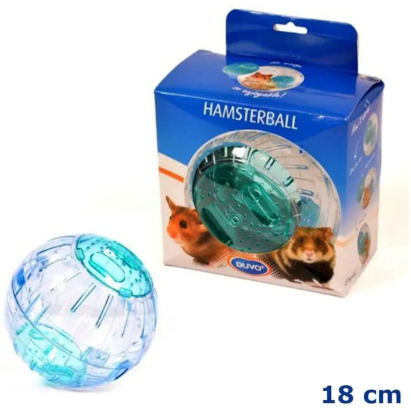 DUVO HAMSTERBALL M/18CM BLUE