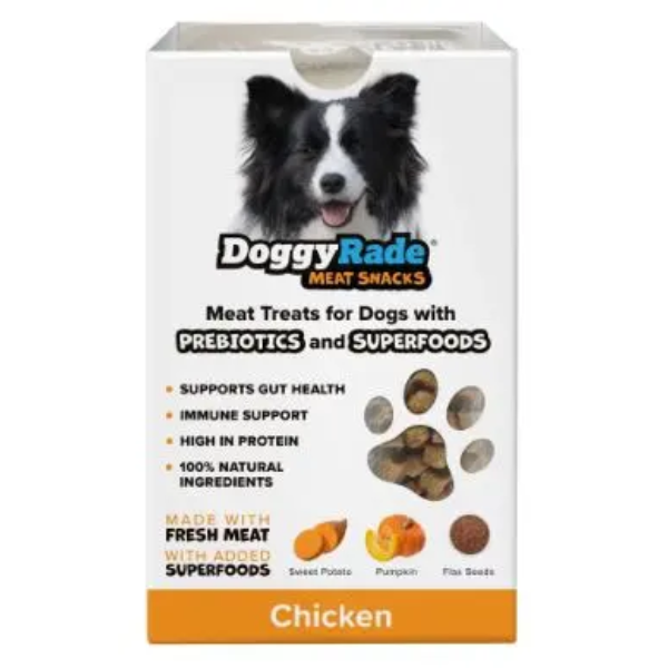 DOGGYRADE MEAT SNACKS CHICKEN 100G