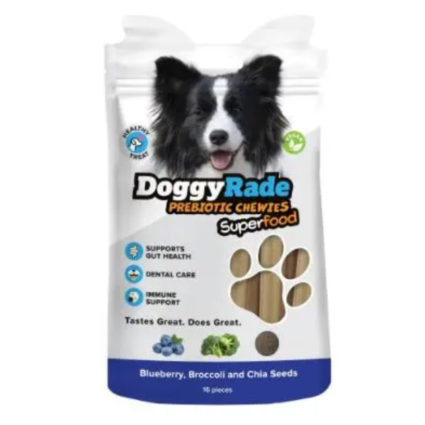 DOGGYRADE SF CHEWS B.BERRY-BROCCOLI-CHIA