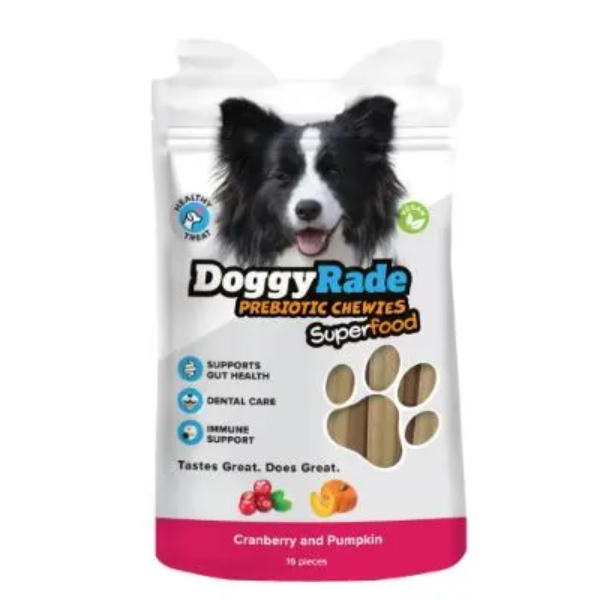 DOGGYRADE SF CHEWS CRANBERRY - PUMPKIN