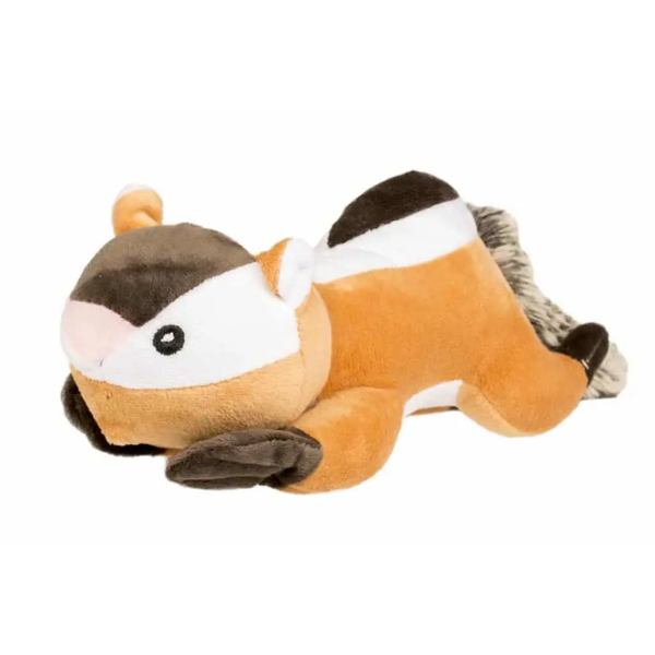 DUVO DOGTOY PLUSH CHIPMUNK FLUFFY W/TAIL