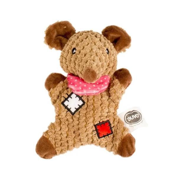 DUVO DOGTOY PLUSH MOUSE FLUFFY