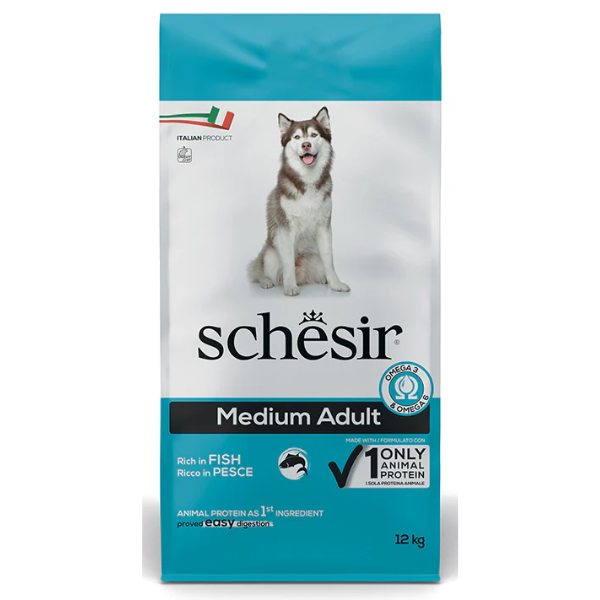 Schesir Dog Medium to Maxi, 12kg