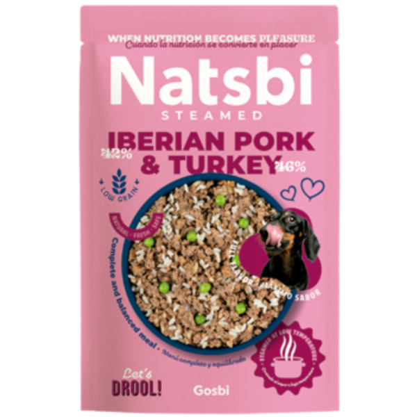 Gosbi Natsbi Steamed Iberian Pork & Turkey, 500g