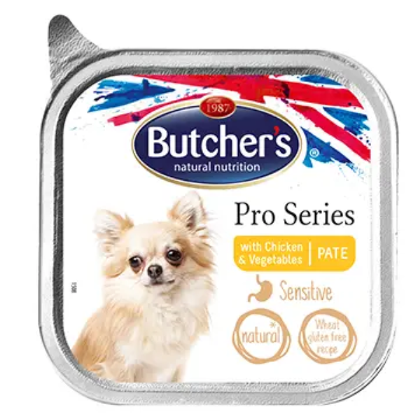 BUTCHER'S PRO DOG SENSITIVE CHICKEN 100G