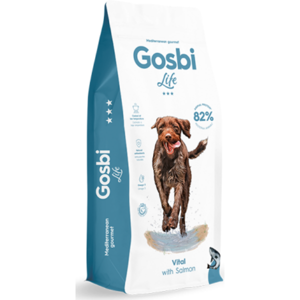 GOSBI LIFE VITAL WITH SALMON 3KG.