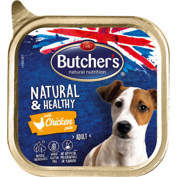 BUTCHER'S NATURAL AND HEALTHY CHICKEN PATE 150GR