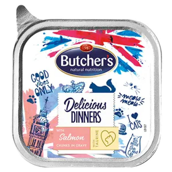 BUTCHER'S DELICIOUS DINNERS SALMON 100G