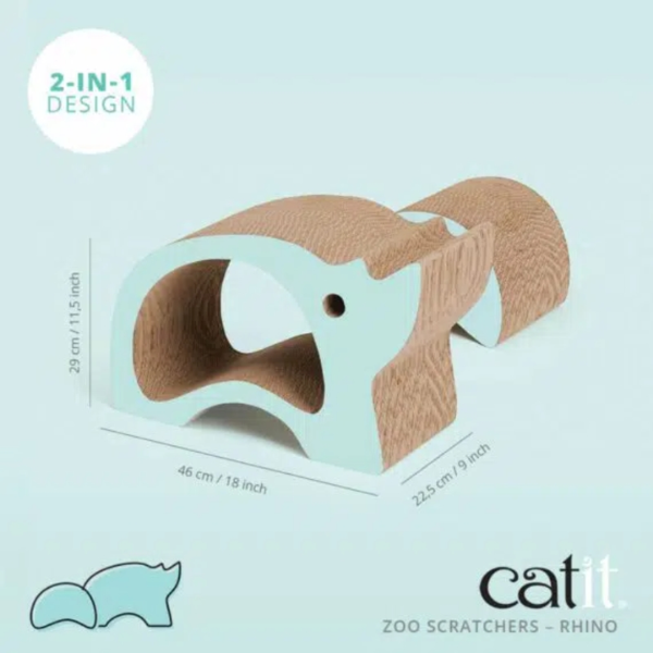Catit Zoo Scratcher – Rhino