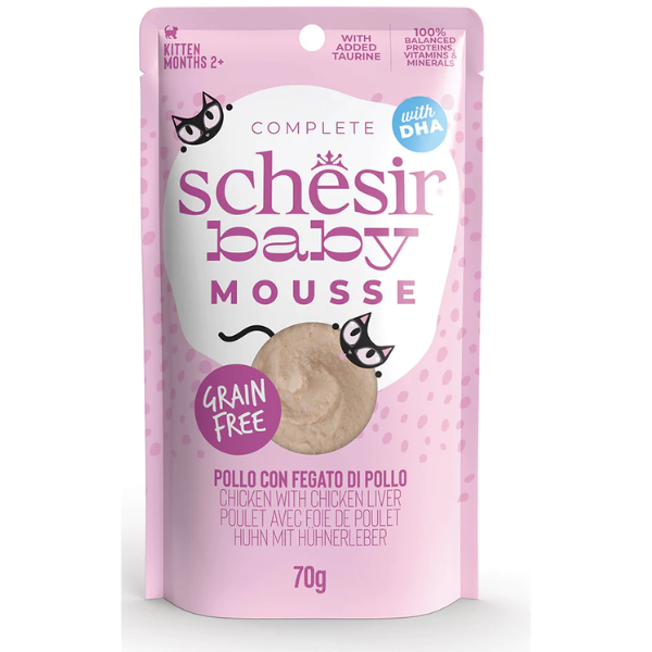 Schesir Baby Mousse Chicken with Chicken Liver (70g)