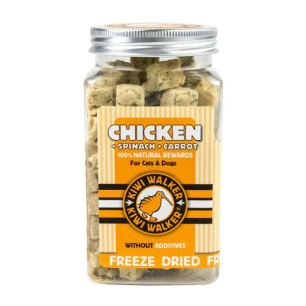 Kiwi Walker Snack Chicken, Spinach & Carrot 65g