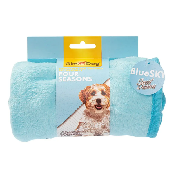 GIMDOG BLANKET 60X40BLUE SKY