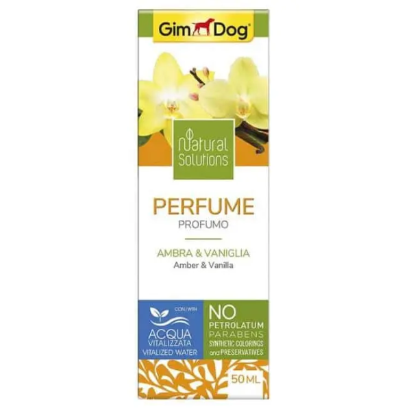 GIMDOG PERFUME AMBER AND VANILLA 50ML