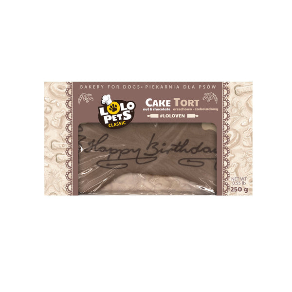 Lolo Pets Bakery Cake Dogs Happy Birthday Nut & Chocolate 250g