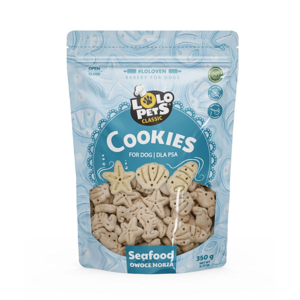 Lolo Pets Bakery Biscuits Dogs Seafood 350g