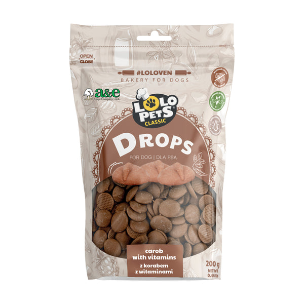 Lolo Pets Snick Snack Drops Dogs Chocolate with Vitamins 200g