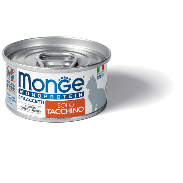 Monge Cat Flakes Monoprotein Turkey 80g