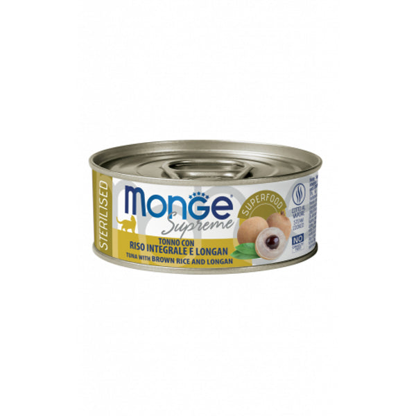 Monge Sterilised Supreme Tuna with Rice & Longan 80g