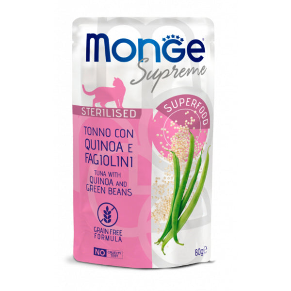 Monge Sterilised Supreme Tuna with Quinoa & Green Beans 80g