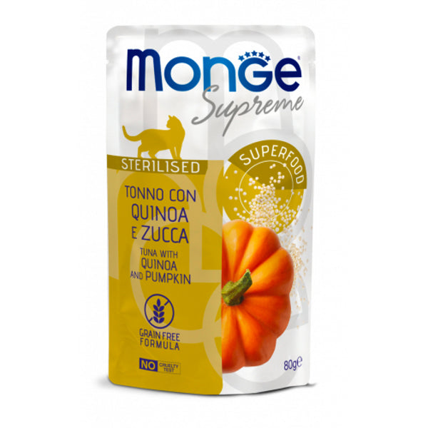 Monge Sterilised Supreme Tuna with Quinoa & Pumpkin 80g
