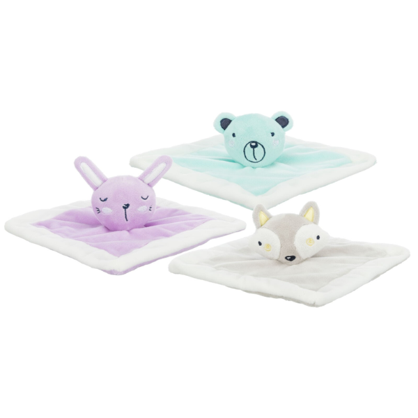 Plush Pet Comfort Blanket - Soft Security Toy