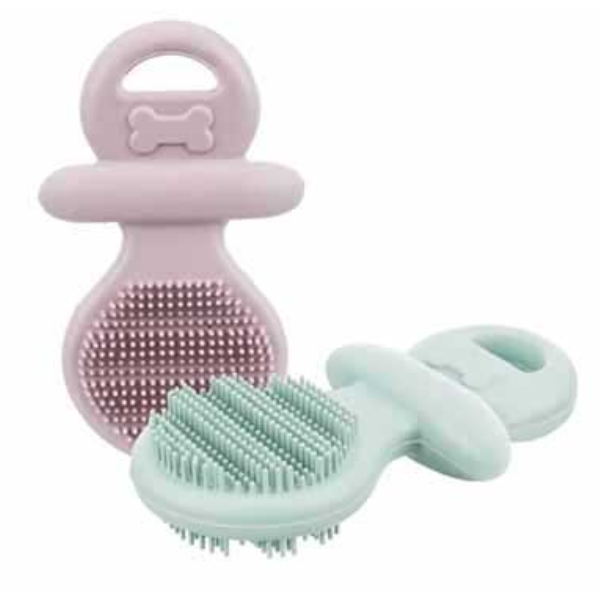 Silicone Puppy Teething Toy - Soothing Chew Brush