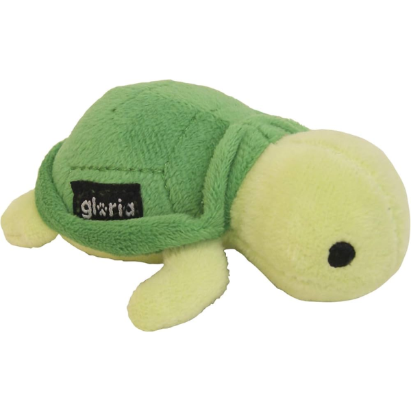 Plush Turtle Dog Toy - Soft Squeaky Cuddle Companion